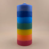 Velón Preparado de los 7 Chakras con 7 minerales