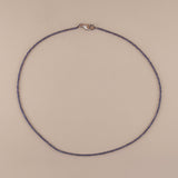 Collar Iolita Facetado 2mm